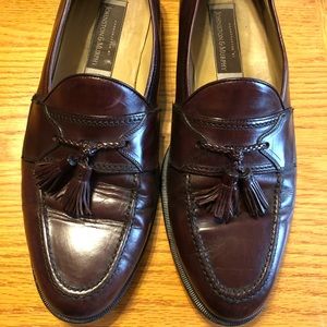 Johnston & Murphy dark brown, slip on tassel